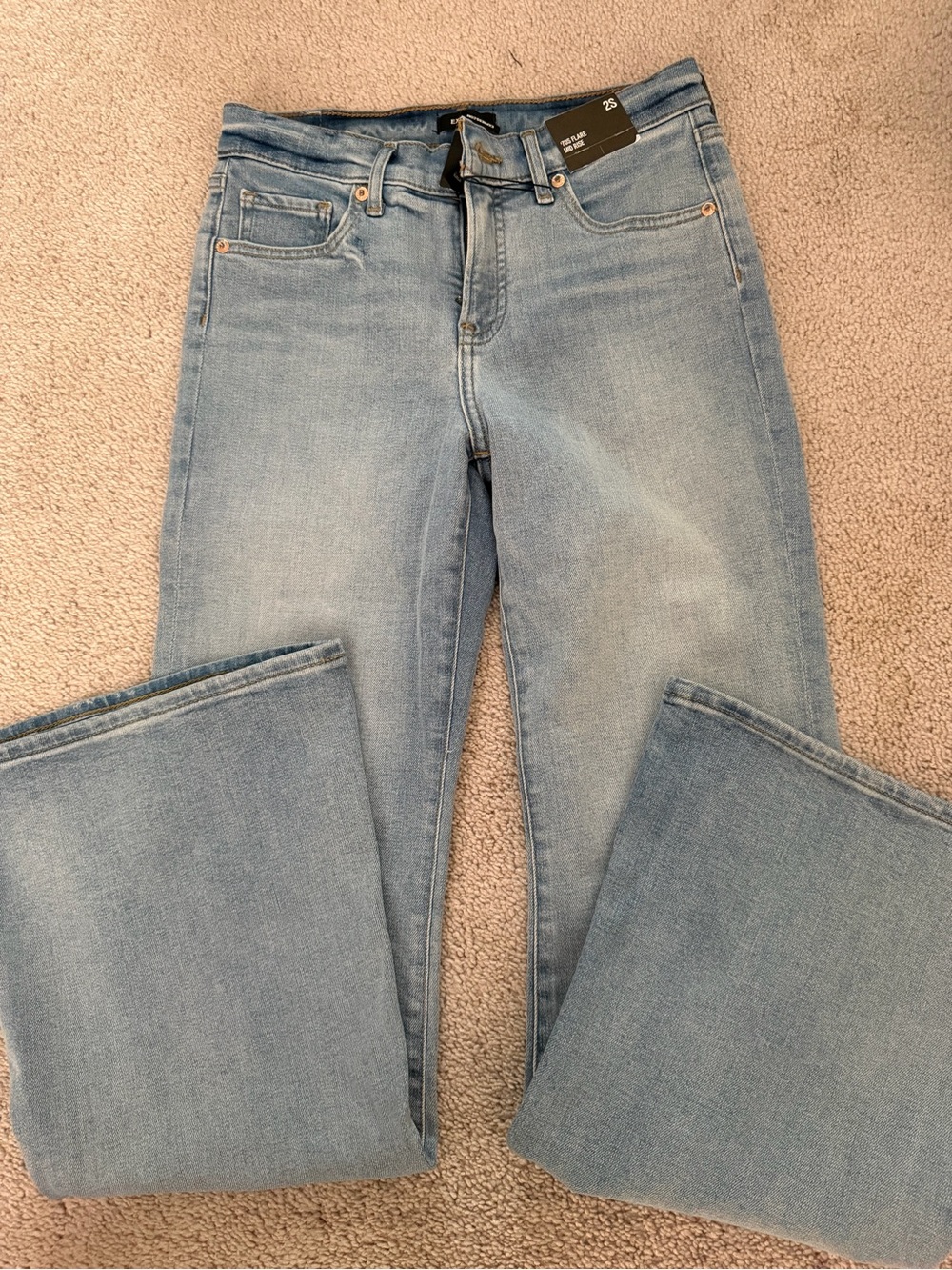 Express mid rise 70s flare 2S (short)